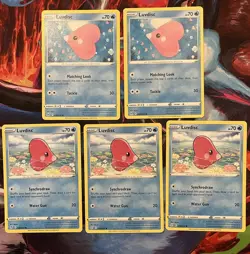 Luvdisc Pokemon Card Lot 5x Lost Origin Evolving Skies LP/NM Water TCG - Image 1