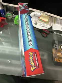 ROARING MOON EX BOX Pokemon TCG 4 Booster Packs + 4 Foil Promo Cards SEALED NEW - Image 4