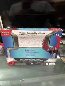 ROARING MOON EX BOX Pokemon TCG 4 Booster Packs + 4 Foil Promo Cards SEALED NEW - Image 5