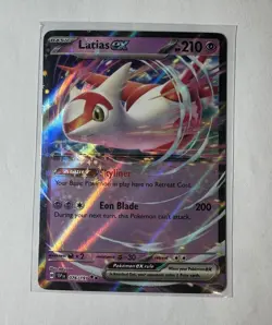 Pokemon TCG Latias EX Surging Sparks Scarlet & Violet Double Rare Card 76/191 - Image 1