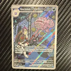 Pokemon Team Rocket's Weezing Holo Card 199/182 English DRI Set - Image 3