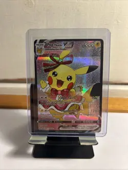 Pikachu Pop Pokemon Card VMAX ACG V Star Holo Cosplay - Image 1