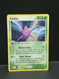 Pokemon TCG Crobat Holo Rare Card 3/101 Hidden Legends Series - Image 1