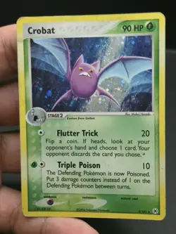 Pokemon TCG Crobat Holo Rare Card 3/101 Hidden Legends Series - Image 2
