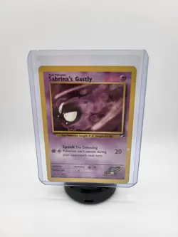 Sabrina's Gastly 93/132 Pokemon Card Gym Heroes Common - LP - Image 1