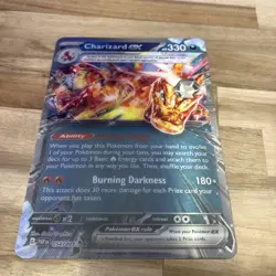 JUMBO Charizard ex Oversized Lenticular SVP196 Promo Card Pokemon NM - Image 1