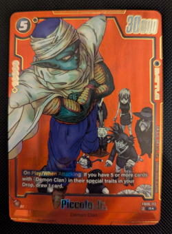 (Piccolo Jr) FB06-113 Alt Art SB01 Dragon Ball Super card Manga Red Fusion World - Image 1