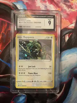 CGC 9 Rayquaza SWSH029 SWSH: Sword & Shield Promo Cards Cosmos Holo - Image 1