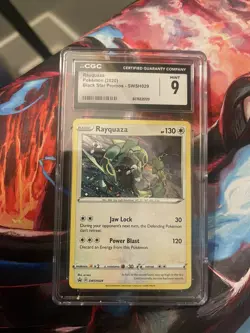 CGC 9 Rayquaza SWSH029 SWSH: Sword & Shield Promo Cards Cosmos Holo - Image 2