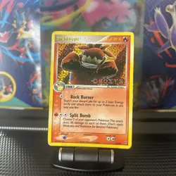 Pokemon Camerupt EX Deoxys 4/107 Reverse Holo Rare Stamped Card LP - Image 1