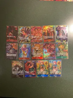 One Piece Card Game TCG Lot of Rare Cards In English and Japanese All NM - Image 1