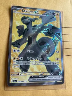 Zekrom ex - 158/086 - Ultra Rare - Black Bolt - Pokemon Card - NM/M - Image 1
