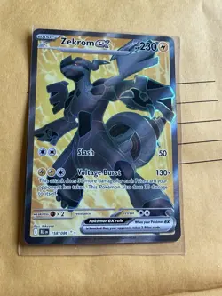 Zekrom ex - 158/086 - Ultra Rare - Black Bolt - Pokemon Card - NM/M - Image 2