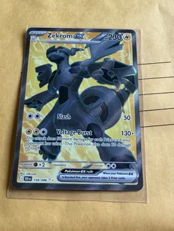 Zekrom ex - 158/086 - Ultra Rare - Black Bolt - Pokemon Card - NM/M - Image 3