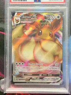 SWSH087 Eevee VMAX PSA 10 Shining Fates ETB Black Star Promo Pokemon Card Gem - Image 4