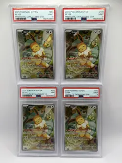 Eevee 173 Sv: Scarlet & Violet Promo Cards Holo PSA 9 4 Lot - Image 1