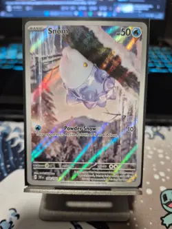 Pokemon TCG Snom Holo Card Illustration Rare S&V: Temporal Forces 168/162 - Image 1