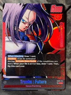 SB02-001 Z-Trunks Custom Leader Card - Dragon Ball Fusion World TCG - Orica - Image 1