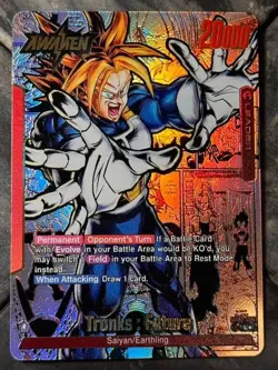 SB02-001 Z-Trunks Custom Leader Card - Dragon Ball Fusion World TCG - Orica - Image 2