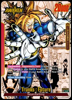 SB02-001 Z-Trunks Custom Leader Card - Dragon Ball Fusion World TCG - Orica - Image 4