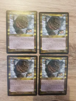 4 Psychatog, Playset Magic Mtg Karten Premodern Sammlung - Image 1
