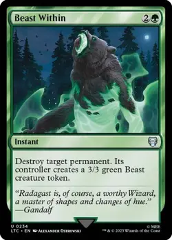 MTG - Beast Within - Lord of the Rings - Magic the Gathering - Image 1