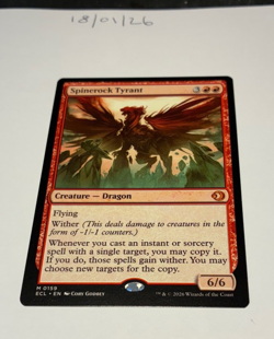 Magic the Gathering MTG Spinerock Tyrant x1 Mythic Card NM/M Eclipsed - Image 1