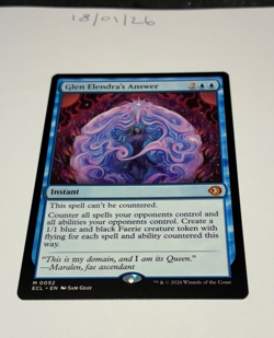 Magic the Gathering MTG Glen Elendra's Answer x1 Mythic Card NM/M Eclipsed - Image 1