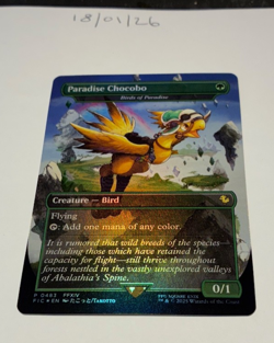 Magic the Gathering MTG Paradise Chocobo (Birds of Paradise) B'less FOIL NM/M - Image 1
