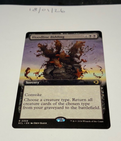 Magic the Gathering MTG Bloodline Bidding x1 Rare Extended Card NM/M Eclipsed - Image 1
