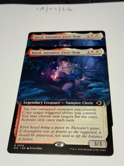 Magic the Gathering MTG Kirol, Attentive First-Year x2 Rare Extended Cards NM/M - Image 1
