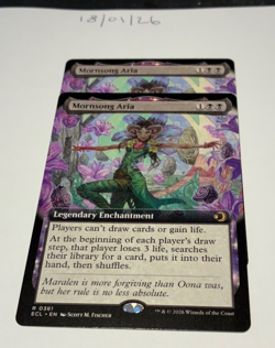 Magic the Gathering MTG Mornsong Aria x2 Rare Extended Cards NM/M - Image 1