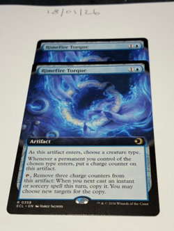 Magic the Gathering MTG Rimefire Torque x2 Rare Extended Cards NM/M - Image 1
