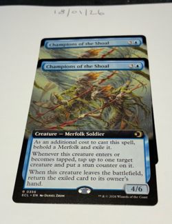 Magic the Gathering MTG Champions of the Shoal x2 Rare Extended Cards NM/M - Image 1