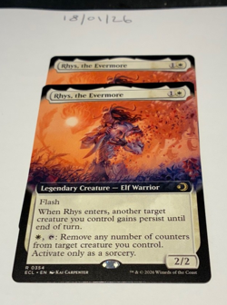 Magic the Gathering MTG Rhys, the Evermore x2 Rare Extended Cards NM/M - Image 1