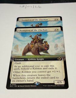 Magic the Gathering MTG Champion of the Clachan x2 Rare Extended Cards NM/M - Image 1