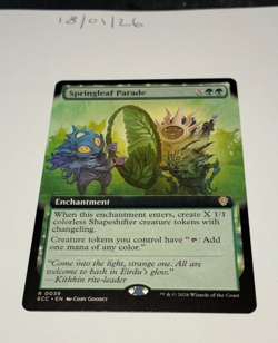 Magic the Gathering MTG Springleaf Parade x1 Rare Extended Card NM/M Comm - Image 1