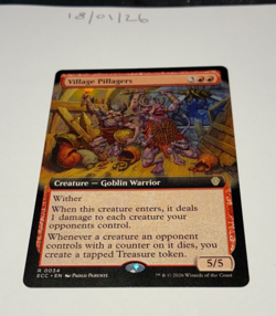 Magic the Gathering MTG Village Pillagers x1 Rare Extended Card NM/M Comm - Image 1