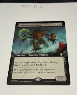 Magic the Gathering MTG Sinister Gnarlbark x1 Rare Extended Card NM/M Comm - Image 1