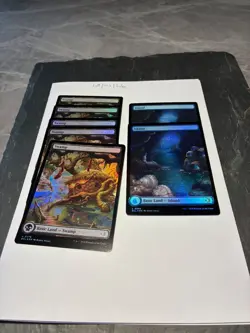 Magic the Gathering MTG Assorted Full Art x7 Land FOIL Cards NM/M Eclipsed - Image 1