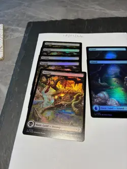 Magic the Gathering MTG Assorted Full Art x7 Land FOIL Cards NM/M Eclipsed - Image 2