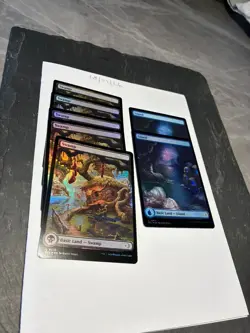 Magic the Gathering MTG Assorted Full Art x7 Land FOIL Cards NM/M Eclipsed - Image 4