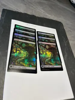 Magic the Gathering MTG Swamp (0281) Full Art x7 Land FOIL Cards NM/M Eclipsed - Image 2