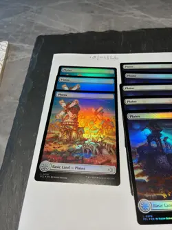 Magic the Gathering MTG Assorted Plains Full Art x8 Land FOIL Card NM/M Eclipsed - Image 2