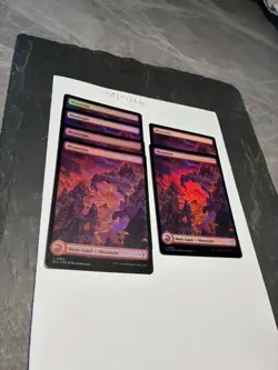 Magic the Gathering MTG Mountain (282) Full Art x6 Land FOIL Cards NM/M Eclipsed - Image 2