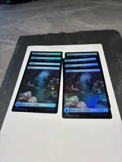 Magic the Gathering MTG Island (0280) Full Art x8 Land FOIL Cards NM/M Eclipsed - Image 1