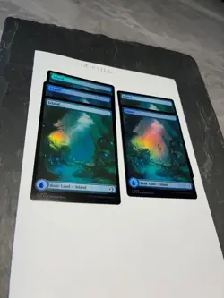 Magic the Gathering MTG Island (0275) Full Art x5 Land FOIL Cards NM/M Eclipsed - Image 2