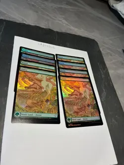 Magic the Gathering MTG Forest (0278) Full Art x8 Land FOIL Cards NM/M Eclipsed - Image 2