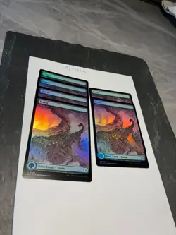 Magic the Gathering MTG Forest (0283) Full Art x6 Land FOIL Cards NM/M Eclipsed - Image 2