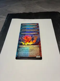 Magic the Gathering MTG Twinflame Travelers x4 Uncommon Showcase FOIL Cards NM/M - Image 1